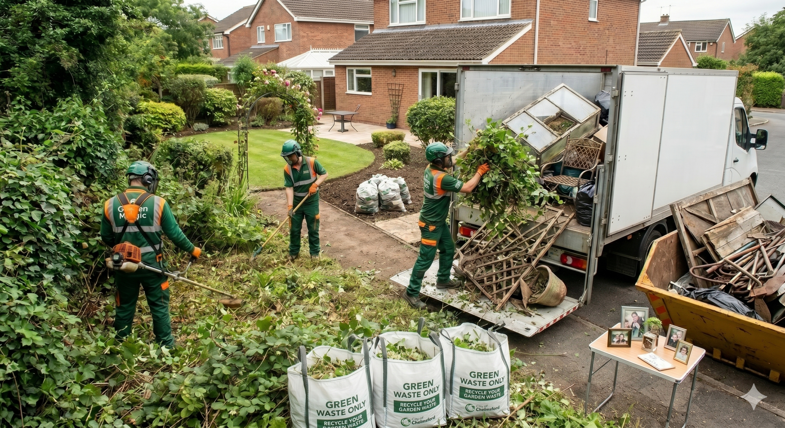 overgrown garden clean up services